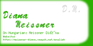 diana meissner business card